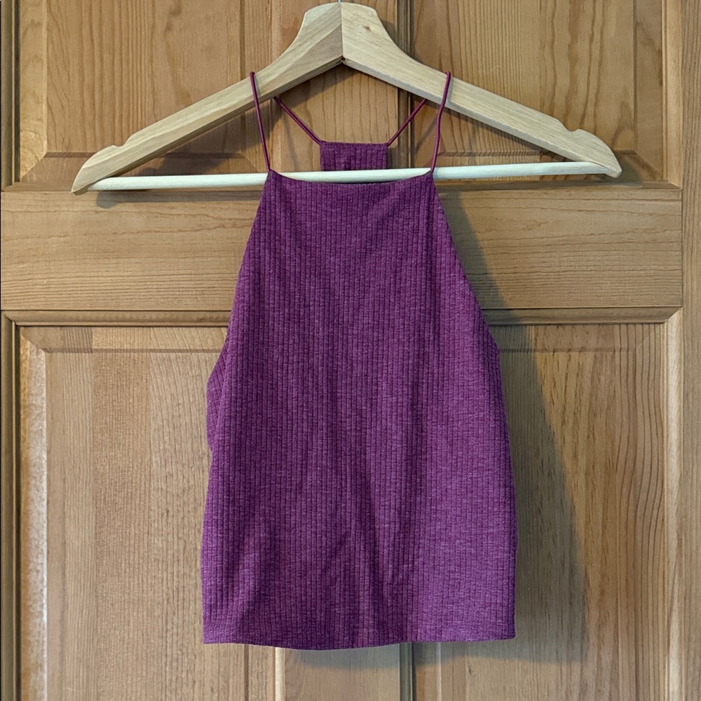 Me to We Size Small Women's Teen Girl Ribbed Halter Top